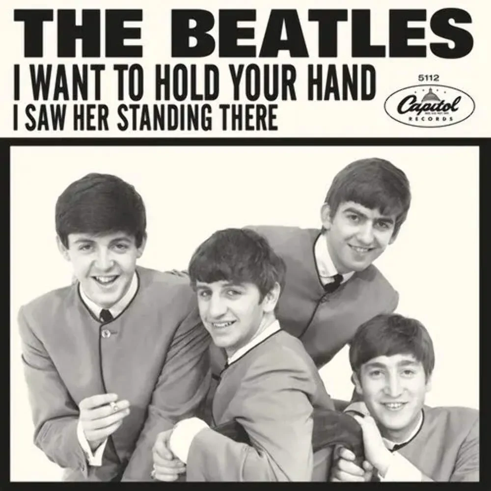 Виниловая пластинка The Beatles – I Wanna Hold Your Hand / I Saw Her Standing There Релиз 2024