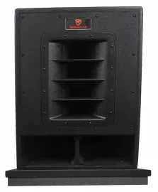 Rockville RBG15FA 15" 2400 Watt Powered Subwoofer Folded Horn PA/DJ Sub + Riser