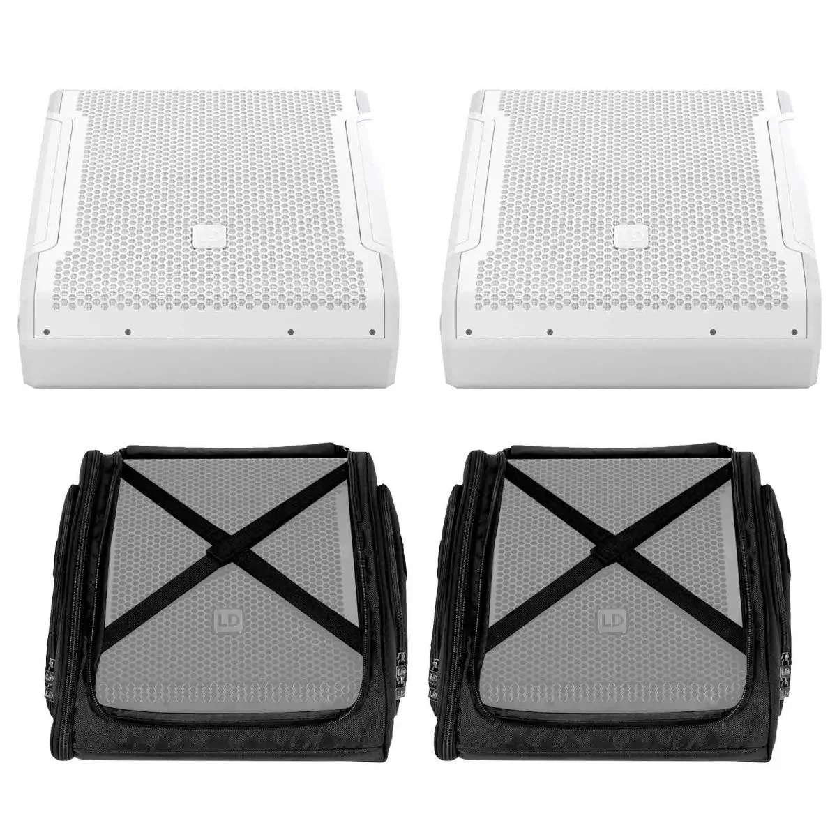 Сценический монитор LD Systems MON 10 A G3 W 10" белый (набор, 2 шт.) с чехлами