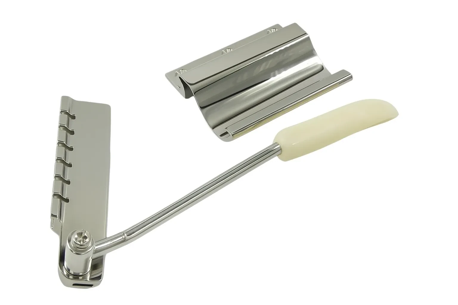 Бридж-тремоло для гитары Advanced Plating Short Spring Tremolo (14°), никель, для Gibson Maestro Vibrola