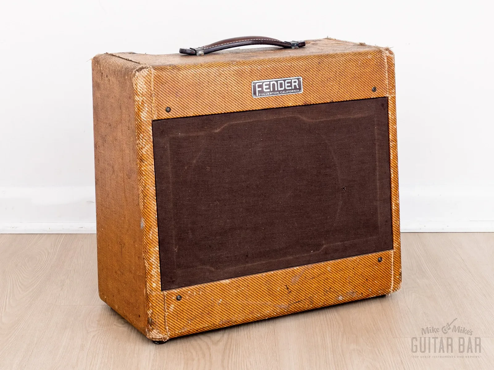 1954 Fender Tweed Deluxe 5D3 Wide Panel Vintage Tube Amp 1x12 w/ Jensen P12R