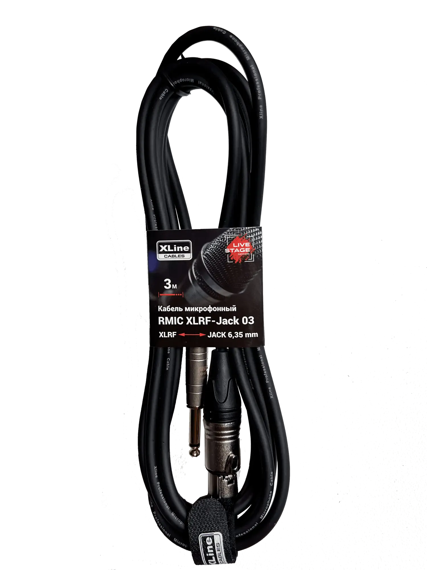 Коммутационный кабель Xline Cables RMIC XLRF-JACK 03 3 м
