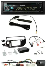 Автомагнитола для Kia Rio UB (с 03/2015) Pioneer CD/MP3, DAB, USB, черный глянец