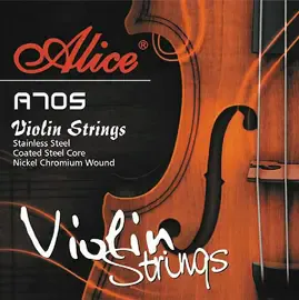 Струны для скрипки Alice A705 3/4 Steel Nickel