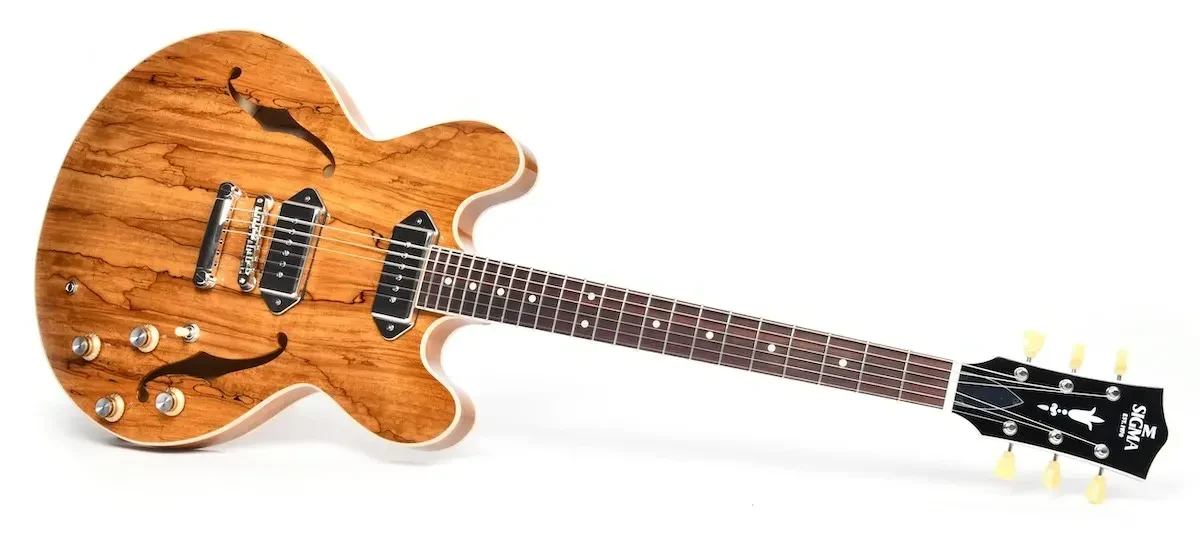 Электрогитара Sigma Guitars HBSA-102P-AN полуакустическая (semi-hollow)