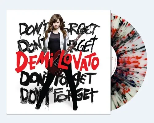 Виниловая пластинка Demi Lovato - Don't Forget [Clear/Red-Black Splatter LP] [New Vinyl LP] Black, C