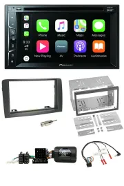 Pioneer Lenkrad USB DVD Bluetooth DAB 2DIN Autoradio für Fiat Idea 2006-2012 gra