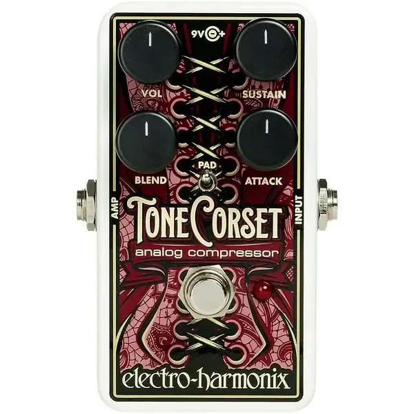 Педаль эффектов для электрогитары Electro-Harmonix Tone Corset Analog Compressor