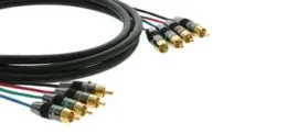 Компонентный кабель Kramer 98-0202015 Black 4.6 м