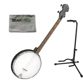 Gold Tone AC-4 Acoustic Composite 4-String Openback Tenor Banjo w/ Gig Bag, Clot