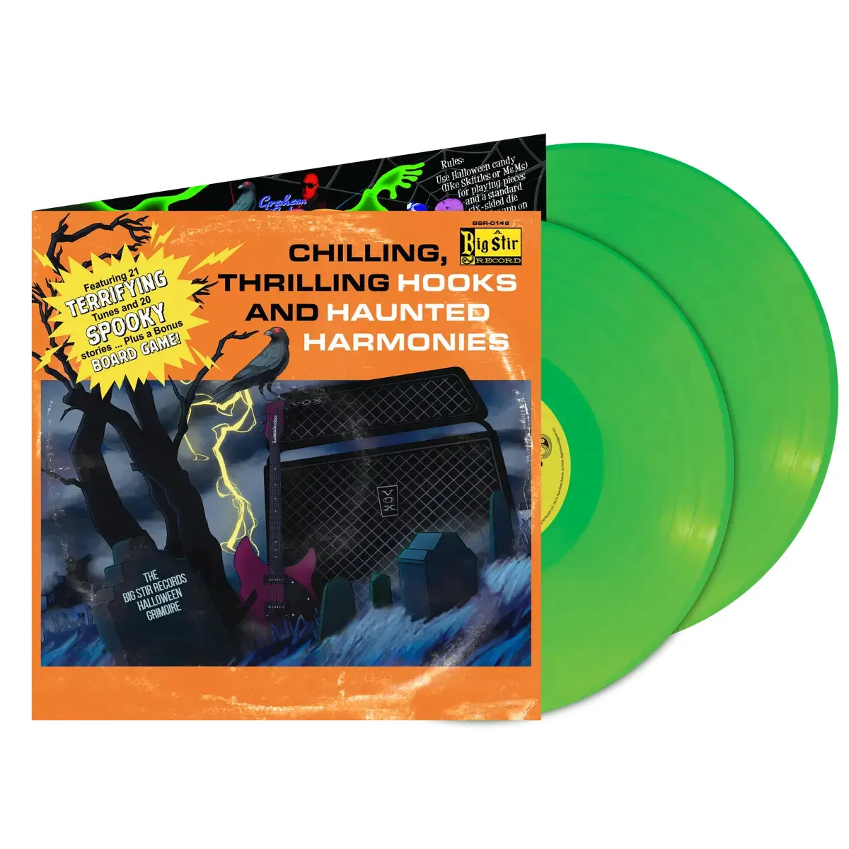 Виниловая пластинка Various Artists – Chilling, Thrilling Hooks & Haunted Harmonies: The Big Stir Records Halloween Grimoire (Релиз 2025)