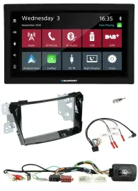 Blaupunkt DAB Bluetooth USB Lenkrad 2DIN Autoradio für Hyundai i40 11-19 USB AUX