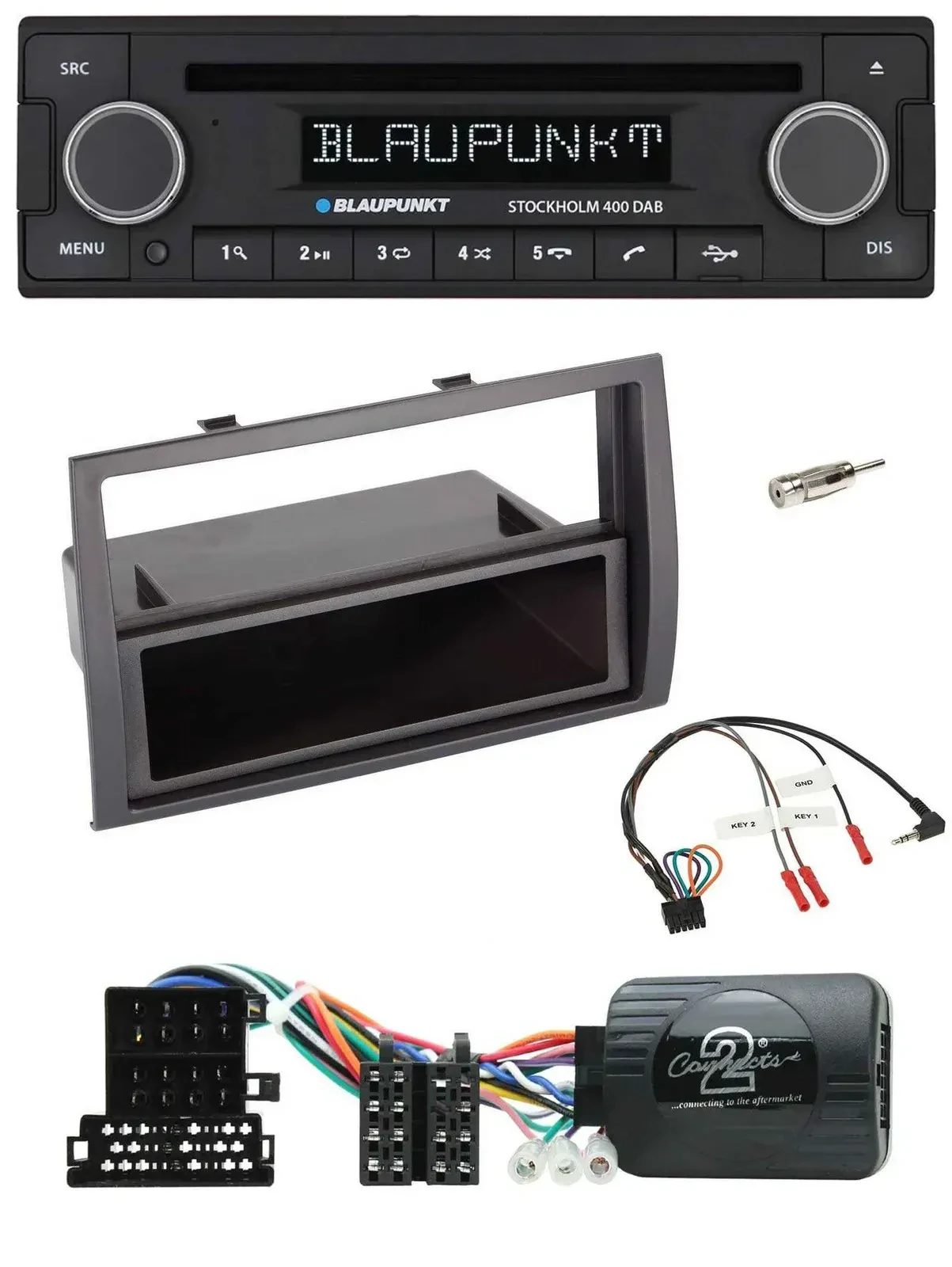 Blaupunkt Lenkrad Bluetooth DAB CD USB Autoradio für Citroen Jumper 2008-2011