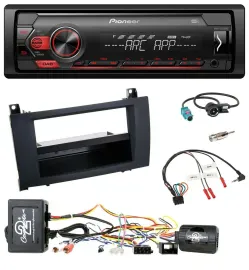 Pioneer DAB 1DIN MP3 Lenkrad USB Autoradio für Mercedes SLK R171 04-11 aktiv