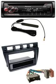 Pioneer CD USB AUX DAB MP3 Autoradio für Kia Picanto (ab 2006) - schwarz