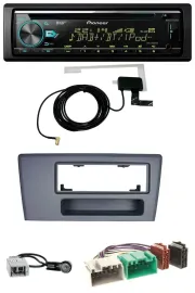 Pioneer MP3 AUX CD USB DAB Autoradio für Volvo S60 S70 C70 V70 00-03 dunkelgrau