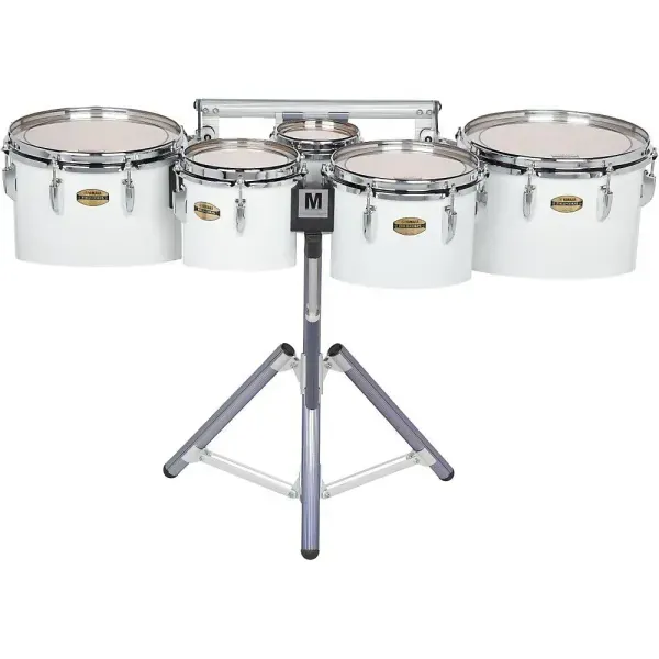 Маршевый барабан Yamaha MQTSF-68023W Marching Tenor White со стойкой