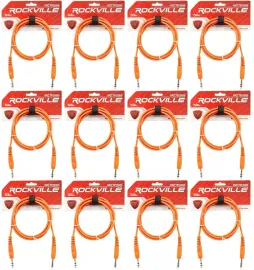 Коммутационный кабель Rockville RCTR106O Orange 1.8 м (12 штук)