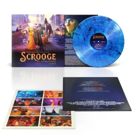 Виниловая пластинка Various Artists - Scrooge A Christmas Carol [Blue / Black Smoke Vinyl]