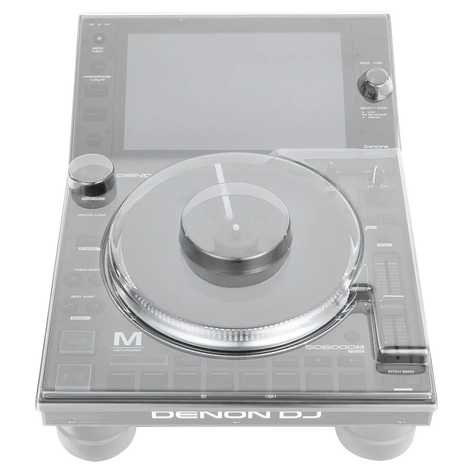 Защитная крышка для музыкального оборудования Decksaver Denon DJ Prime SC6000 & SC6000M Clear