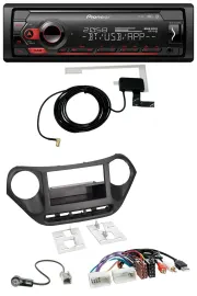Pioneer DAB USB MP3 Bluetooth Autoradio für Hyundai i10 (ab 2013) AUX USB
