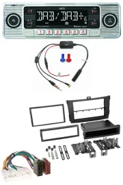 Dietz DAB USB MP3 Bluetooth Autoradio für Toyota Corolla ab 2009 schwarz