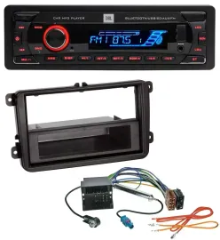 Автомагнитола для VW Passat 2005–2010, Polo 2009–2014, Scirocco JBL Bluetooth, USB, SD, AUX