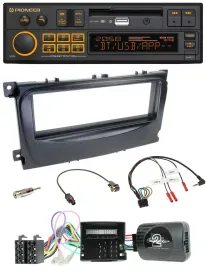 Pioneer DAB Lenkrad USB Bluetooth Autoradio für Ford Mondeo S-Max 2007-14 Can-Bu