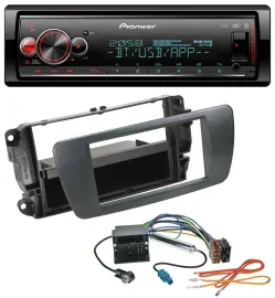 Автомагнитола Pioneer Bluetooth USB MP3 DAB для Seat Ibiza (с 2008), черный