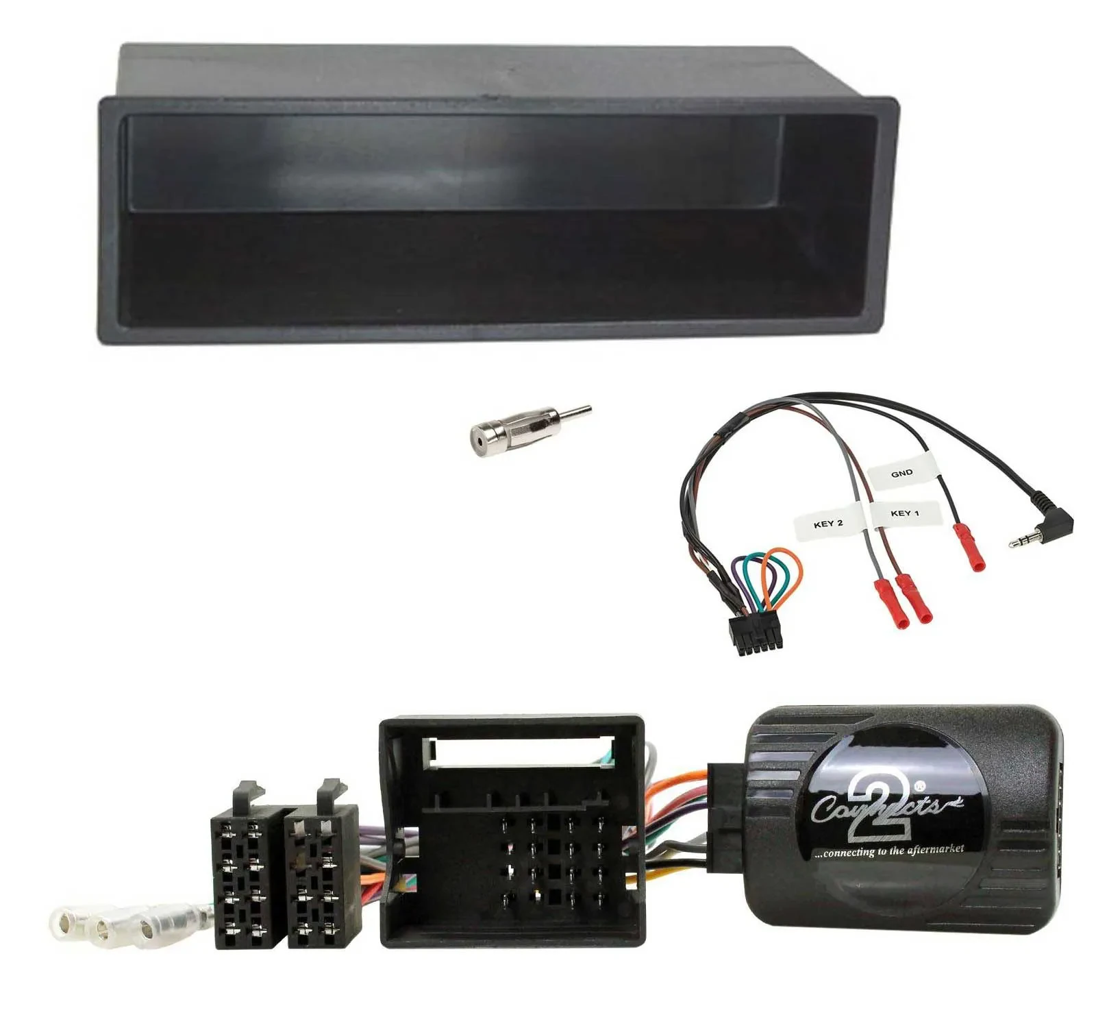 Radioset Lenkradadapter DIN Autoradio für Citroen C2 2006-2010 C3 2006-2014