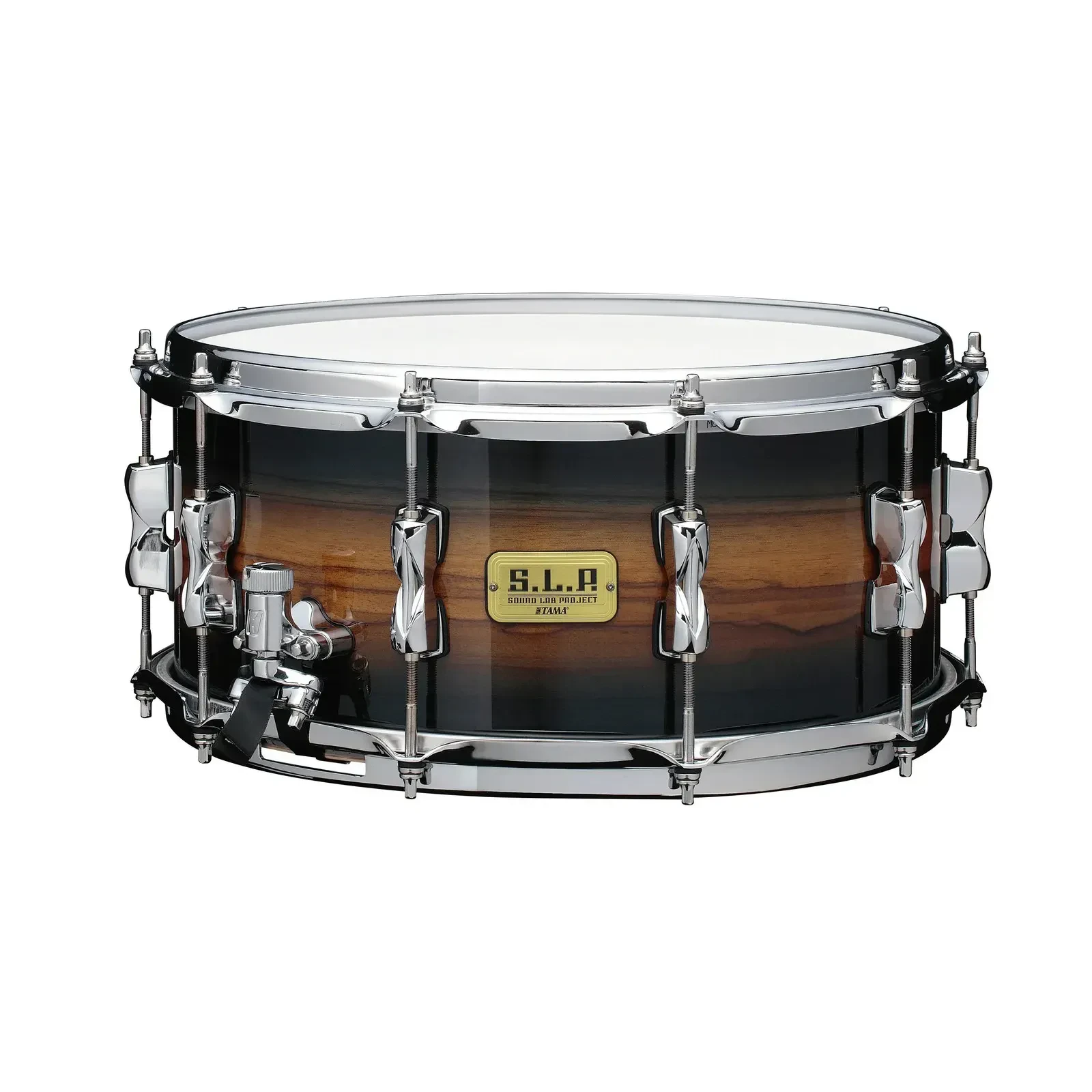Малый барабан Tama S.L.P. Sound Lab Project Limited Edition Bubinga Maple 14x6.5 Midnight Zebrawood Burst