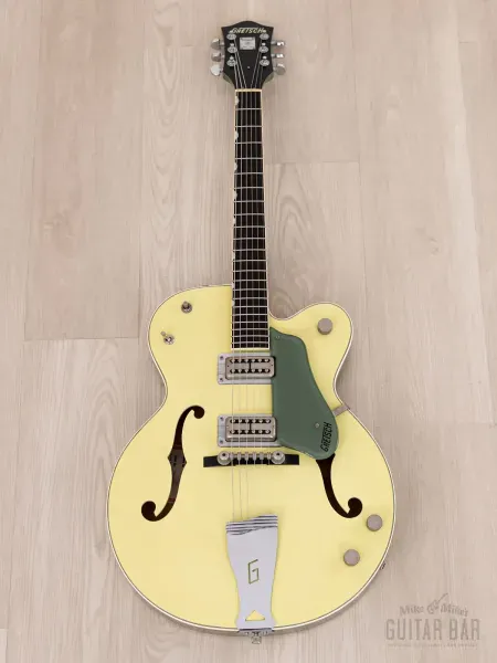 Электрогитара полуакустическая Gretsch G6118 Double Anniversary Hollow HH Smoke Green w/case Japan 1993