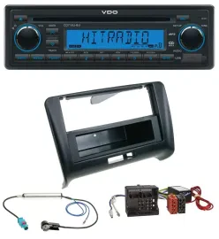 VDO AUX MP3 1DIN CD USB Autoradio für Audi TT 06-14 Aktivsystem Quadlock
