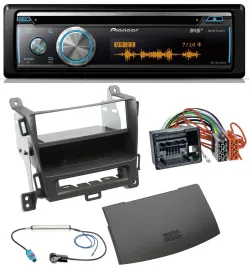 Pioneer MP3 DAB USB CD Bluetooth Autoradio für Opel Zafira Tourer ab 12 jet blac