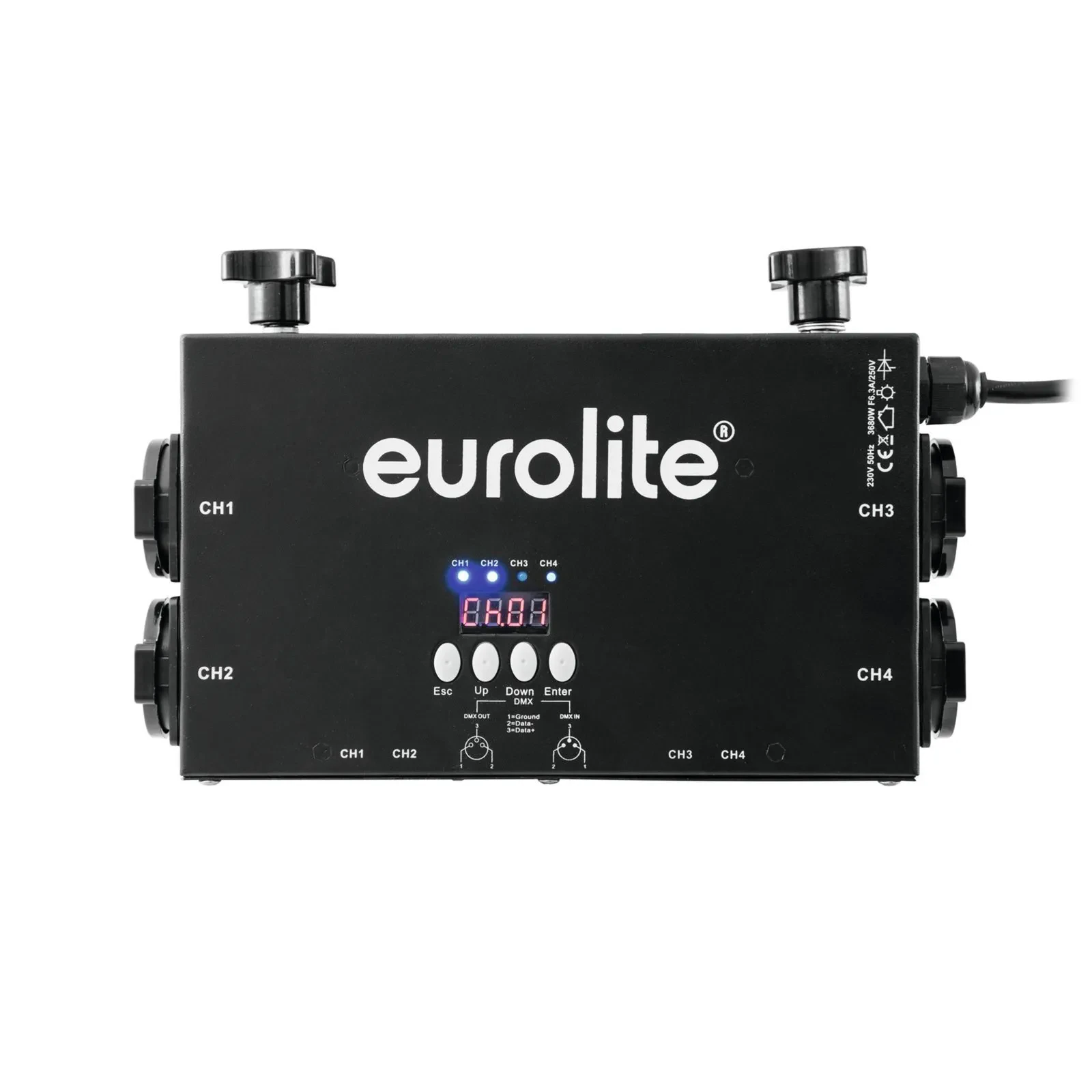 Eurolite EDX-4RT DMX RDM Truss Dimmerpack - 4 Kanal Dimmer