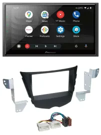 Автомагнитола для Hyundai Veloster FS Pioneer 2-DIN, DAB, USB, Bluetooth, MP3