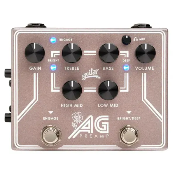 Напольный предусилитель для бас-гитары Aguilar AG Preamp Limited Edition Breast Cancer Awareness Rose Gold