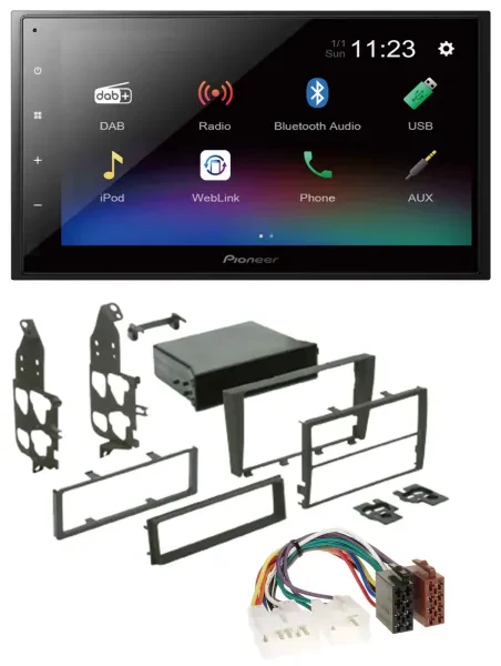 Pioneer USB Bluetooth DAB 2DIN MP3 Autoradio für Lexus IS 300 (2001-2005)