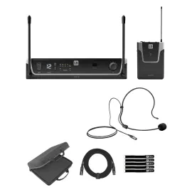 LD Systems U304.7 BPH Wireless Headset Mic System with Case Package