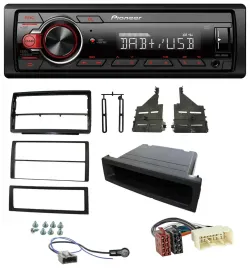 Pioneer MP3 1DIN DAB USB AUX Autoradio für Nissan Altima (L31, 2005-2006)
