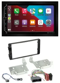 ESX 2DIN DAB USB MP3 Bluetooth Autoradio für Mitsubishi ASX (ab 2015)