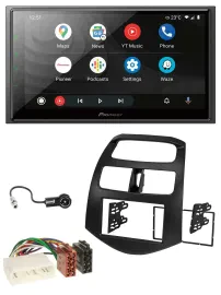 Pioneer USB 2DIN DAB MP3 Bluetooth Autoradio für Chevrolet Spark KLM 2012-2013