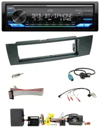 JVC Bluetooth DAB USB Lenkrad Autoradio für BMW 1er E87 2004-2013 Aktiv