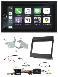 Blaupunkt DAB USB Bluetooth Lenkrad 2DIN TMC Navigation für Porsche Cayenne 2011