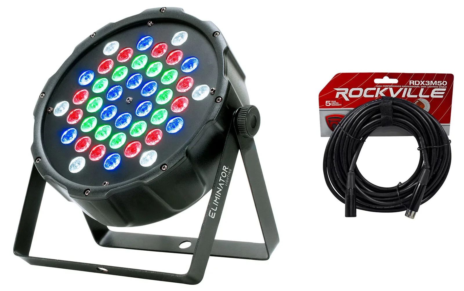 Светодиодный прибор American DJ Eliminator LP 42 RGBW LED DMX с кабелем