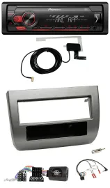 Автомагнитола для Lancia Y 843 (2005–2011) Pioneer 1DIN, USB, DAB, MP3, поддержка кнопок на руле, антрацит