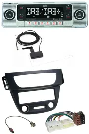 Dietz Bluetooth USB MP3 DAB Autoradio für Renault Megane 3 09-14 schwarz