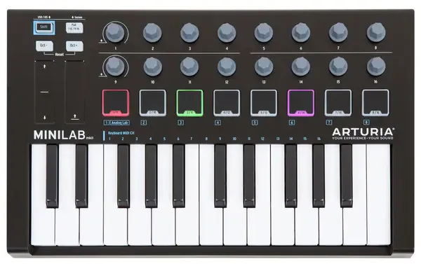 Миди-клавиатура Arturia MiniLab mkII Black Edition