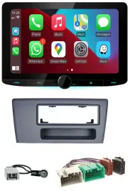 Kenwood MP3 USB DAB Bluetooth Autoradio für Volvo S60 S70 C70 V70 00-03 dunkelgr