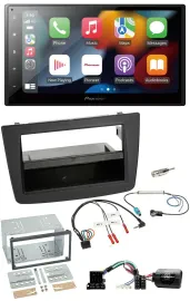 Автомагнитола для Alfa Romeo MiTo 2008–2014 Pioneer 2-DIN, DAB, Bluetooth, USB, черный